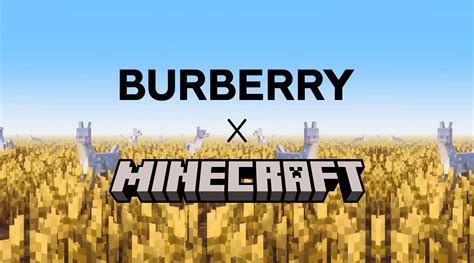 burberry collaboration|minecraft collabs.